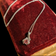 10K White Gold Pink Sapphire and Diamond 18" Necklace