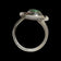 Signed Navajo Sterling and Turquoise Double Rope Twist Ring Size 8