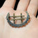 Antique Gold Filled Late Victorian Moon / Gate Sash Pin / Brooch