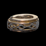 10K White Gold & Diamond Channel Set Huggy Hoop Earrings