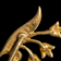 14K Yellow Gold Lily of the Valley Leaf & Flowers Seed Pearl Stick Pin