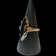 10K Yellow Gold Hematite / Black Alaskan Diamond Ring Size 5.5