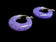 Lavender Jade Hoop Earrings in Sterling Silver