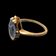 10K Yellow Gold Marquise Synthetic Spinel Ring Size 6.5