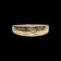 10K Yellow Gold Etched Starburst Domed Band Size 6 1/4