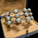 Cultured Pearl & Sterling Silver Panel Link Bracelet
