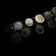 Victorian Era Etched Love Token Coin Family Monogram Panel Link Bracelet