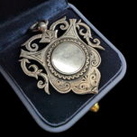 Sterling Silver Joseph Gloster Albert Pocket Watch Chain Fob / Medal