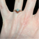 18K Yellow Gold and Platinum Natural White / Colourless Zircon Ring Size 5.5
