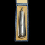 Antique Sterling Silver Cheroot / Cigarette Holder Case Birmingham England