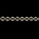 Sterling Silver Ribbed Hollow Link Oversized Bracelet