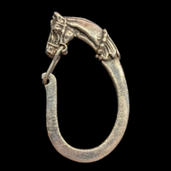 Sterling Silver Vintage Horse Equestrian Keyring By Ari D Norman Birmingham England