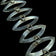 Sterling Silver Almond Shaped Open Work Panel Bracelet
