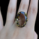 10K Yellow Gold & Faceted Oval Cut Smoky Quartz Cocktail Ring
