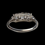 14K White Gold Natural Diamond Ring 1CT TW Size 6 3/4