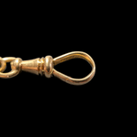 14K Yellow Gold Albert Chain Dog Clip Connector