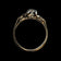 10K Yellow Gold & Platinum Art Deco 0.25CT Old Cut Diamond Engagement Ring Size 5 3/4
