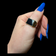 10K Yellow Gold & Black Onyx Unisex Signet Ring Size 7 1/4