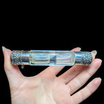 Antique Gorham Sterling Silver & Glass Double Chamber Perfume Bottle