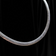 14K White and Yellow Gold Reversible Omega Link Italian Gold Necklace 6mm Thick