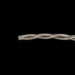 Mexico Sterling Silver Twist / Rope Choker Necklace