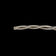 Mexico Sterling Silver Twist / Rope Choker Necklace
