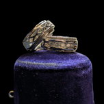 10K White Gold & Diamond Channel Set Huggy Hoop Earrings