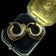 14K Yellow Gold Chunky Wide Hoop Earrings