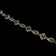 Sterling Silver Black Diamond & CZ Bracelet