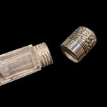 Antique Gorham Sterling Silver & Glass Double Chamber Perfume Bottle