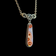 Sterling Silver & Noreena Jasper Lavalier Drop Pendant