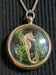 Preserved Seahorse & Greenery in Gold Filled Glass Orb Pendant. Two Available.