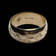 10K Yellow Gold Flower / Floral Stamped Band 8mm Size 6 1/4