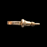 Antique 9K Gold Dog Clip Albert Chain Watch Fob Connector
