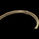 10K Yellow Gold Hinged Bangle Bracelet with Safety Clasp 3mm Wide