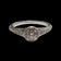 14K White Gold Barry's Diamond Ring Size 5