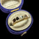 10K Yellow Gold Stackable Heart Eternity Band Size 6