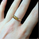 14K Yellow Gold Cushion Cut Citrine Ring Size 5 3/4