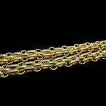 1980's Gold Tone Christian Dior Chain Link Necklace