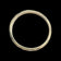 10K Yellow Gold Faceted Bevel Band “And a Day” Ring Size 7