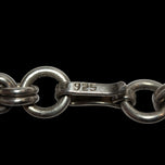 Mexican Sterling Silver Double Link / Viking Chainmail Link Chain Necklace