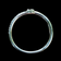18K White Gold & Diamond Stacker Band Ring By TOUS