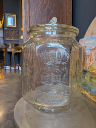 Planters Peanuts Large Glass Jar