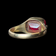 14K Yellow Gold Masonic Ring Size 8 3/4