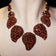 Vintage 1962 Bijoux Christian Dior Red Bib Necklace Red Rhinestone Couture: Original Box