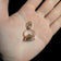 Antique Victorian 9K Rose Gold & Agate Monogrammed Watch Fob / Pendant "CM" (?)