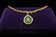 Mid-Century Modern / Brutalist Rafael Alfandary Glass & Brass Necklace