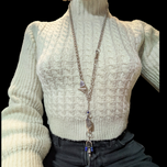 Sterling Silver Lapis Lazuli Chain with T-Bar Clasp (Cynthia Ryan?)