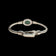Sterling Silver & Jadeite Cabochon Bracelet