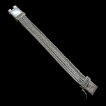 Sterling Silver Multi Strand Byzantine Silpada Thai Bracelet